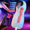 Beauty Items Male Masturbator Powerful Auto-sucking sexy Machine Realistic Vaginal Oral Cup Inserted Voice Smart Heating Adult Toys