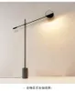 Lampadaires Personnalité Nordique Terrazzo Lampe Simple Moderne El Modèle Chambre Salon Chambre Led Vertical