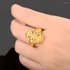 Обручальные кольца последнее прибытие эфиопское свадебное кольцо 24k золото