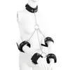 Articoli di bellezza BDSM Manette Bondage Gear Collare schiavo Giocattoli erotici sexy per donne Coppie Set Kit prodotto ual Giochi per adulti