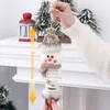Kerstdecoraties Snowmen/Stanta -clausule pluche pop Mooie hangende boom hangersdecoratie voor thuis ornament