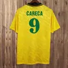 1998 Dunga Retro Mens Soccer Jerseys 1994 Romario Pele Ronaldinho Brazils Rivaldo Careca Leonardo R. Carlos Fabiano D.