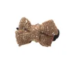 Fashion Bowknot Hair Pins for Women Girls Winter Autumn Thick Hair Grips Claw Ponytail pannband