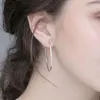 Hoop￶rh￤ngen sa Silving 2022 Big Women Earring Silver Earings 925 Jewelry Brincos Sterling Circle For