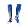 Chaussettes pour homme Compression pour homme Femme Coupe athlétique graduée Course à pied Œdème Diabétique Varices Compressé