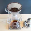 Reusable Pour over Coffee Filters Mesh Paperless Stainless Steel Cone Filter Coffee Drip RRD64