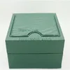 S Dark Green Watch Boxs Gift Case для часа буклет 114060 116618 Карта и бумага 0 8 кг коробки Top Quality283s