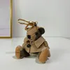 Дизайнерский писем кошелек для ключи для ключей Keyring Fashion Bear Bear Sword Car Mack Cheam Charm Accessories Accessories с коробкой