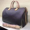 Fashion Lady Real Oxidationing Leather Design 25cm 30cm 35 cm handv￤ska med axelbandv￤ska Tote Bag229z