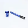 smoking metal pipe smoke accessory cigarette pipes aluminum alloy bamboo torque direct bong dab rig