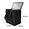 Storage Bags Portable Insulated Thermal Lunch Folding Fashion Picnic Cooler Bag Travel Food Tote Box Supplies