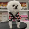 Dot Printed Pet Jackets Spring Autumn Dog Apparel Puppy Teddy Schnauzer Outdoor Windproof Pet Coats