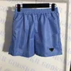 Triangellogotyp underkläder korta byxa kvinnors träningsdräkter sexiga v nack bh löst casual shorts high end ladies tracksuit två färger