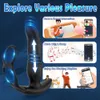Schoonheid items bluetooth telescopische anale vibrator sexy speelgoed voor mannen app externe prostaat massager dildo buttplug vertraging ejaculatiering