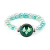 Link Bracelets Fashion Genshin Impact Game Cosplay Prop Eye Of God Water Wind Thunder Fire Rock Beaded Bracelet Jewelry