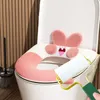 Toilet Seat Covers Cover Plush Home Waterproof Universal Model Ring Washable Zipper Bathroom Mat Decorative