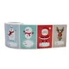 Boże Narodzenie Snowman Etykiety naklejki naklejki dekoracyjne Papier Scrapbooking Pieczęć DZIĘKI