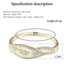 Bangle Neovisson Gold Kolor Kryształowa bransoletka arabska maroko ślubne prezent ślubny biżuteria Wysoka jakość luksusowa akcesoria