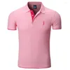 Polos pour hommes 2022 Aramy Polo décontracté à manches courtes pur coton Camisa réservé Sergio K Colcci couleurs aléatoires