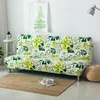 Chair Covers Printing Butterfly Sofa Bed Cover Folding Seat Slipcovers Modern Stretch Armless Couch Protector Towel Wrap Bench