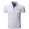 Polos pour hommes 2022 Aramy Polo décontracté à manches courtes pur coton Camisa réservé Sergio K Colcci couleurs aléatoires