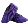 Solid Color Velvet Washable Elastic Adult Shoes täcker återanvändbara dammsäkra bärbara överskivar Hemgolvstädare RRA729