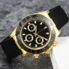 Luxury Mens Watch Designer Watches High Quality With Box Automatisk mekanisk rörelse Keramisk Bezel rostfritt stål Vattentäta lysande