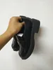 Comfort Monolith Borstad Läder Loafers Skor Sliper On Dam Oxford Chunky Rubber Lyx Mode Lug Sula Platt från Walking Party Bröllop