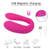 Beauty Items Sucker Vibrator For Women 10 Speeds Vibrating sexy Toys U Shape Bendable G-spot Stimulation Clitoris Sucking Female Masturbator