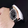 -vente de montre de haute qualité 116519LN No Cosmograph bracelet en caoutchouc chronographe 2813 mouvement cadran noir automatique hommes watc241w