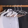 Hangers 5 -stks mat ijzer voor kleding met brede schouderontwerp jaagpak broek kledingorganisator garderobe opslagrekken