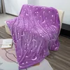 Cobertores Luminos Glow Blanket lavável reutilizável Mantendo acessório quente para crianças menino Aquecimento de aniversário Presente de aniversário