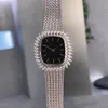 Armbanduhr, Quarzwerk, Damen-Armbanduhr, 32 x 30 mm, modisches Armband, Business-Designer-Uhren, Edelstahl, Montre De Luxe