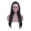 Прямой кружевной парик для женщин для женщин натуральный цвет Малайзийский Реми предварительно сорвал 150 13x4 прозрачный фронтал