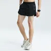 Running Shorts Men Fitness Gym Training Sportswear Double-deck Male Quick Dry Breathable Workout Jogging Sports Cycling