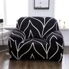 Tampas de cadeira Capa de sofá único geométrico Modern Couch Protectotor Elastic Stretch Armchair Slipcovers RemovableWashable