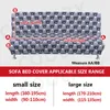Chair Covers All-inclusive Folding Sofa Bed Cover Tight Wrap Towel Rekbare Kaft Couch Without Armrest 37