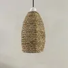 Hänglampor handgjorda rottinglampor kinesisk stil naturlig bambu hängande för köksmatsal