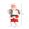 Christmas Decorations 1Pcs Electric Santa Toy Dance Singing Party Supplies Tree Hanging Ornaments Cute Home Ornament Kids Xmas Gifts