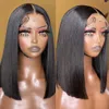 Hot Lace Wigs Straight Front Brazilian Short Bob Human Hair for Black Women 4x4 Closure 13x4 al 221216