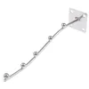 Hangers Wall Mount Waved Waterfall Hanger Rack 5 Beads Garment Display Hooks