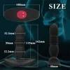 Skönhetsartiklar Bluetooth Telescopic Butt Plug Anal Vibrator Wireless App Remote Ass Sexiga leksaker för kvinnor Pleasure Men Buttplug Prostate Massager