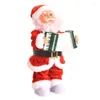 Christmas Decorations 1Pcs Electric Santa Toy Dance Singing Party Supplies Tree Hanging Ornaments Cute Home Ornament Kids Xmas Gifts