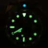 KH-Luxury men Watch Ceramic Bezel Black Sapphire Date Dial 40mm Automatic Mecânica Aço Inoxidável Mens Men Relógios de Pulso Designer Relógios Luminosos