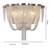 Ceiling Lights Lamparas De Techo Modern Suspension Gold Silver Dimmable LED Light Fixture Luxury Home Decor Appliances