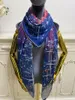 Women's square scarf scarves 100% silk material thin and soft pint bag pattern size 130cm - 130cm