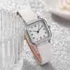 Wristwatches for Womens Promotion Gifts Couple Fashion Watches Casual Wristwatch Fashion Business Clock Square Dial Leather Strap Montres