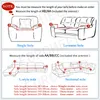 Chair Covers Modern Sofa Cover Printed Anti-dirty Full Tight Wrap Couch Slipcovers Furniture Home Decoration 1/2/3/4-Seater