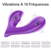 Güzellik Ürünleri Giyilebilir Dildo Vibrator Sexytoy Kadınlar için G-Spot Klitor Stimülatörü Kablosuz Kontrol Çift Paylaş Anal Prostat Masajı Seksi Makine