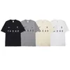 Męskie koszulki Polos Nowa letnia niszowa niszowa marka amerykańska luźna para Pure Cotton Short Sleeve T-shirt dla mężczyzn i kobiet Rozmiar S-XL#888